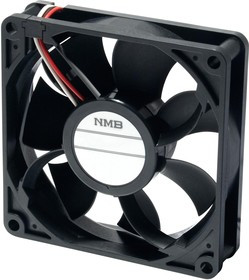 08020SA-12M-AL-00, AXIAL FAN, 80MM, 12VDC, 39.9CFM, 37.5DB