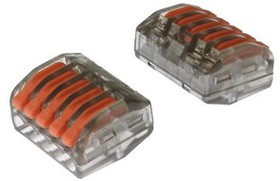 PCT-315, Клеммник быстрозажимной 5-и контактный сечение 0.08-2.5 кв.мм