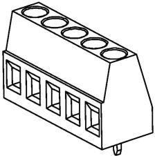 39543-3010, Fixed Terminal Blocks 5.0MM EUROBLOCK PC VERT BLK 10CKT
