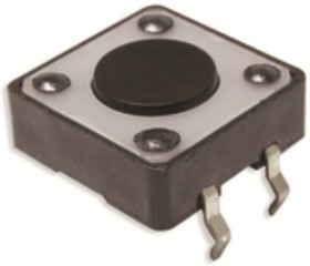 TL1100FF160Q, SWITCH, TACTILE SPST, 50mA, THROUGH HOLE