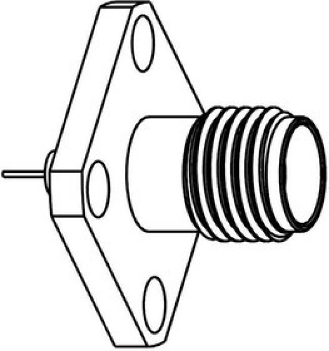 901-10151, RF Connectors / Coaxial Connectors SMA StraightJack PanelMount,50ohm
