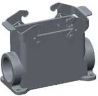 T1470162232-000, Heavy Duty Power Connectors Hood Steel Lock M32 PG2x16 Side Entry T1470162232-000, Heavy Duty Power Connectors Hood Steel Lock M32 PG2x16 Side Entry