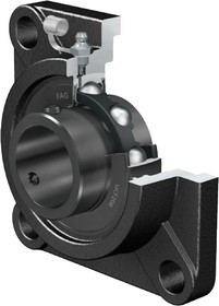 4 Hole Flange Bearing Unit, UCF209-J7, 45mm ID