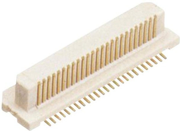 AXK6S24547YG, P5KS Series Straight Surface Mount PCB Header, 24 Contact(s), 0.5mm Pitch, 2 Row(s), Shrouded