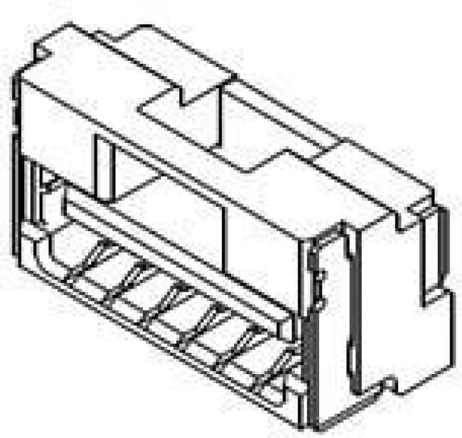 502386-1070, Headers &amp; Wire Housings 10P CLIKMATE RECPT RIGHT ANGLE TIN