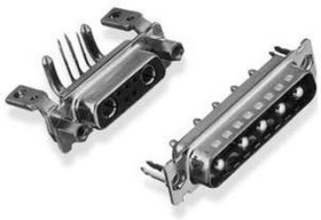 DB5W5P543H40LF, D-Sub Mixed Contact Connectors DSUB POWER STB 5W5 P