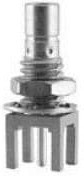 131-3701-231, RF Connectors / Coaxial Connectors PCB BLHD STRT JCK Au