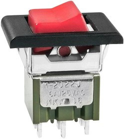 M2022TJW01-FC-1A, Rocker Switches ON-NONE ON DPDT