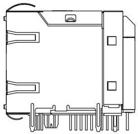 JXC0-0376NL, Modular Connectors / Ethernet Connectors RJ45 JACK 2X2 1GH 1:1 TY JXC0-0376NL, Modular Connectors / Ethernet Connectors RJ45 JACK 2X2 1GH 1:1 TY