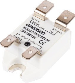 GF1R28D15N, Реле твердотельное 1зам. 24VDC 15А QUICK CONNECT