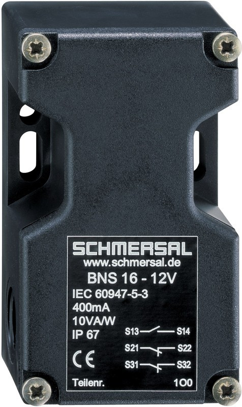 BNS 16-12ZR, BNS16 Series Magnetic Non-Contact Safety Switch, 100V ac/dc, Plastic Housing, M20 BNS 16-12ZR, BNS16 Series Magnetic Non-Contact Safety Switch, 100V ac/dc, Plastic Housing, M20