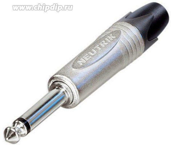 NP2X-BAG, Phone Connectors 2P 1/4"PLUG BLK SHEL NICKEL CONTACTS