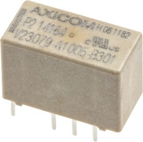 V23079A1005B301, Реле 2 переключ. 24VDC, 2A/250VAC DPDT