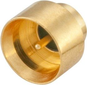 19S181-5H0E4, SMP Series, Plug Panel Mount SMP Connector, 50, Solder Termination, Straight Body