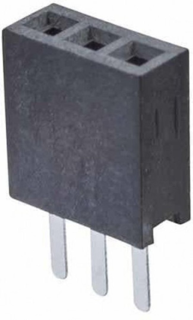 M50-3030342, PCB Receptacle, Плата - к - плате, 1.27 мм, 1 ряд(-ов), 3 контакт(-ов)