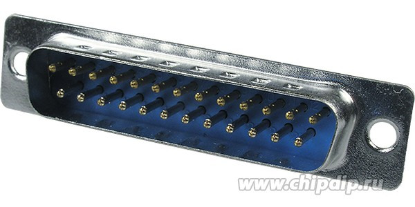 DB-25M, вилка D-SUB 25 pin пайка на кабель (100-25PCBNS) DB-25M, вилка D-SUB 25 pin пайка на кабель (100-25PCBNS)