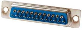 DB-25M, вилка D-SUB 25 pin пайка на кабель (100-25PCBNS) DB-25M, вилка D-SUB 25 pin пайка на кабель (100-25PCBNS)