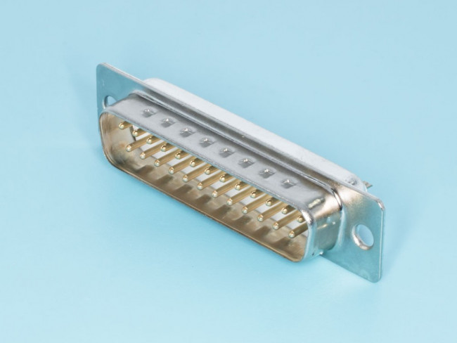 DB-25M, вилка D-SUB 25 pin пайка на кабель (100-25PCBNS) DB-25M, вилка D-SUB 25 pin пайка на кабель (100-25PCBNS)