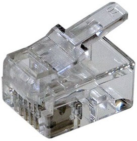 TP6P6C (KLS12-RJ12-6P6C-01), Вилка телефонная