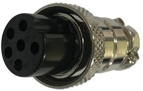 RND 205-01357, DIN Socket Connector, 4A, 125V, 6 Poles, Socket