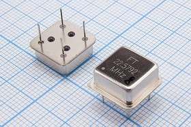 Управляемый напряжением (VCXO) кварцевый генератор 22.5792МГц с перестройкой ПЧ:+/-100ppm, гк 22579,