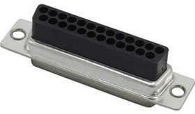 RND 205-00743, D-Sub Crimp Connector, Poles 25, Straight / Crimp