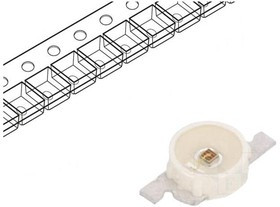 LR P47F-U2AB-1-1, LED; SMD; red; 560?1800mcd; O2.1mm; 120°; 1.8?2.4V; 30mA; Front: flat