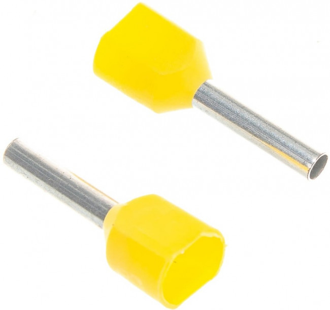 UTE10-4-D2-3-100, Наконечник НШВИ(2) 1,0-10 желтый (20шт/упак) IEK