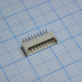 DS1020-03-09MVVT1A, (FH09M не SMT), Разъем FH09M, вилка на плату для монтажа в отверстия 9pin, шаг 1.25мм DS1020-03-09MVVT1A, (FH09M не SMT), Разъем FH09M, вилка на плату для монтажа в отверстия 9pin, шаг 1.25мм