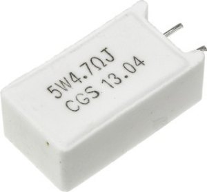 SQMW54R7J, 4.7 Wire Wound Resistor 5W ±5% SQMW54R7J SQMW54R7J, 4.7 Wire Wound Resistor 5W ±5% SQMW54R7J