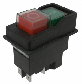 KJD17-21213-112, Pushbutton Switches 120V 60HZ PVC CAP