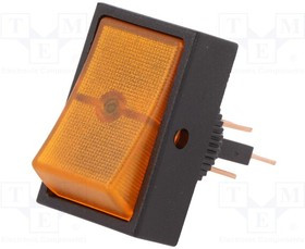 R13-207B-01-BY, ROCKER; SPST; Pos: 2; ON-OFF; 30A/12VDC; orange; neon lamp; 50m? R13-207B-01-BY, ROCKER; SPST; Pos: 2; ON-OFF; 30A/12VDC; orange; neon lamp; 50m?