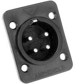 AP-4-22, Loudspeaker Connectors ML CHASIS RECT FLNG Machined CONT