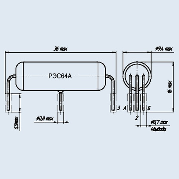 РЭС64А РС4.569.724, (5в), Реле РЭС64А РС4.569.724, (5в), Реле