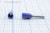 Клемма наконечник кабельный 0.75x 8мм, сечение кабеля 0.25кв.мм, обжимной, голубой, LT002508; Q-2599 клемма нак/каб 0,75x 8\1,1\S 0,25\обж\г