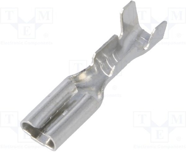 ST-001/2, Наконечник: плоский, 2,8мм, 0,5мм, "мама", 0,5-1мм2, обжим, луженые ST-001/2, Наконечник: плоский, 2,8мм, 0,5мм, "мама", 0,5-1мм2, обжим, луженые