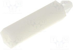 FIX-MAE-20TV, Дистанц PCB, полиамид, Дл: 20мм, Цвет: натуральный, Ключ: 5,5мм