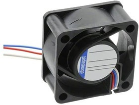 414/2, DC Fans Tubeaxial Fan, 40x40x20mm, 24VDC, 5.9CFM, Speed Signal/Open Collector Output