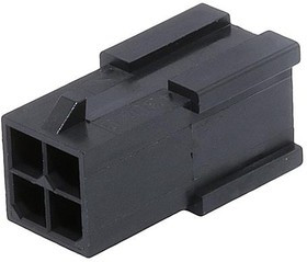 43020-0411, Headers &amp; Wire Housings MicroFit Plug DR 4Ckt Glow Wire