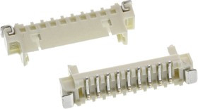 53398-0971, PicoBlade Series Straight Surface Mount PCB Header, 9 Contact(s), 1.25mm Pitch, 1 Row(s), Shrouded 53398-0971, PicoBlade Series Straight Surface Mount PCB Header, 9 Contact(s), 1.25mm Pitch, 1 Row(s), Shrouded