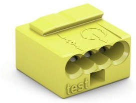 243-504, 243 MICRO PUSH WIRE Series Junction Box Connector, 4-Way, 6A, 22 20 AWG Wire, Push In Termination 243-504, 243 MICRO PUSH WIRE Series Junction Box Connector, 4-Way, 6A, 22 20 AWG Wire, Push In Termination