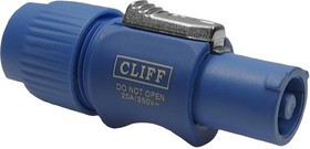 FM12301, High Power Connector, IP65, CLIFFCON-P, Штекер, 250 В AC, 20 А, Монтаж на Кабель, Винт