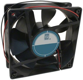 OD1238-12HHB, AXIAL FAN, 154CFM, 52DB, 12VDC, 120X38MM