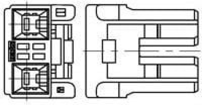 178125-1, Power to the Board 2P PLUG HOUSING
