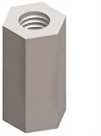 1822B, Standoffs &amp; Spacers .500 Hex Fem Thrd 10-32x.312 Brass