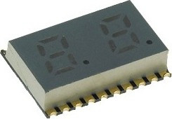 KCDA02-105, 5.08мм, 7х2, красный, 30.4мКд