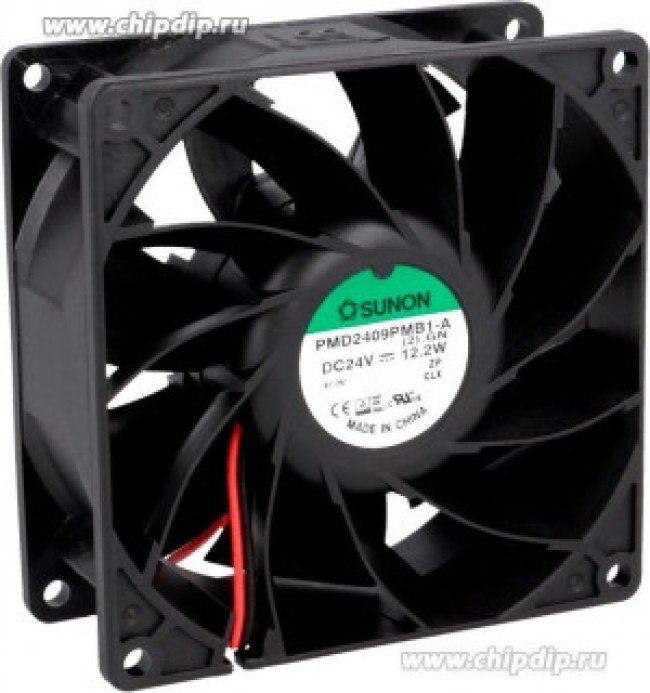 PMD2409PMB1-A(2).GN, Вентилятор: DC; осевой; 24VDC 92x92x38мм; 204,21м3/ч; 57,6дБА PMD2409PMB1-A(2).GN, Вентилятор: DC; осевой; 24VDC 92x92x38мм; 204,21м3/ч; 57,6дБА