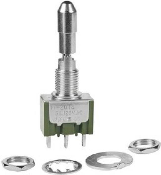 M2013LL1W01, SWITCH, TOGGLE, SPDT, 6A, 125VAC