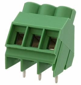 SMKDS 5/ 3-6,35, Клеммная колодка типа провод к плате, 6.35 мм, 3 вывод(-ов), 24 AWG, 10 AWG, 4 мм², Винт