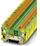 3206432, QTC 2.5-PE Series Green/Yellow Modular Terminal Block, 0.5 2.5mm², Single-Level, Quick Connect 3206432, QTC 2.5-PE Series Green/Yellow Modular Terminal Block, 0.5 2.5mm², Single-Level, Quick Connect